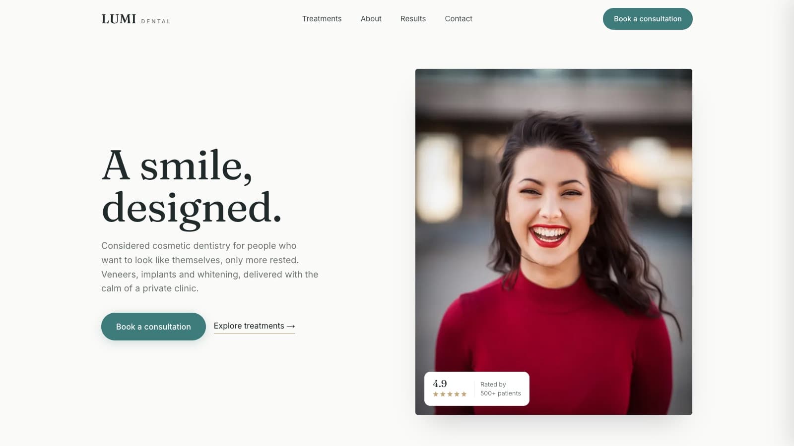 Lumi Dental screenshot
